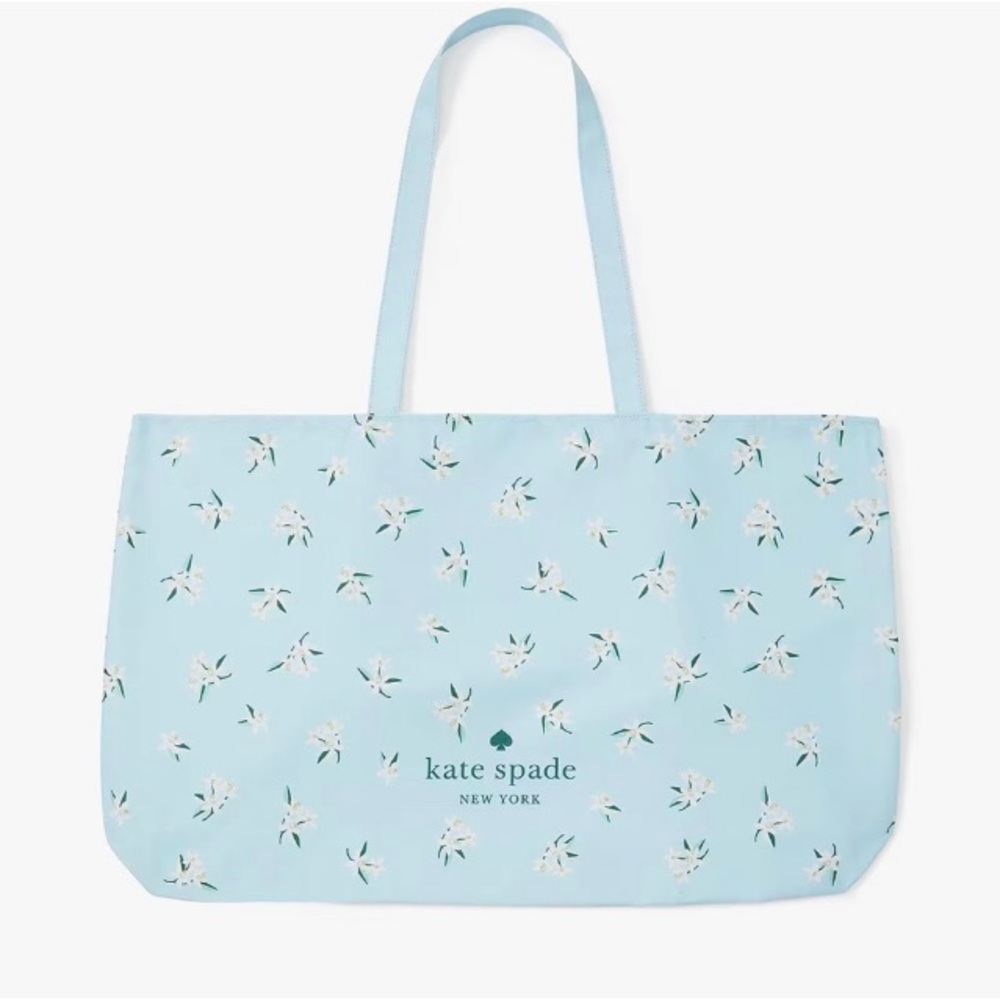 New in Bag Kate Spade ♠️ Orange Blossom Canvas Tote